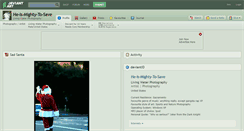 Desktop Screenshot of he-is-mighty-to-save.deviantart.com