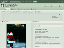 Tablet Screenshot of he-is-mighty-to-save.deviantart.com