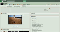 Desktop Screenshot of mcwynar.deviantart.com