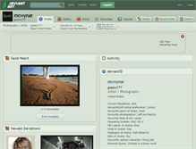 Tablet Screenshot of mcwynar.deviantart.com