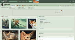 Desktop Screenshot of herocrow.deviantart.com