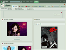 Tablet Screenshot of erikegon.deviantart.com