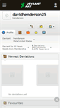 Mobile Screenshot of davidhenderson25.deviantart.com