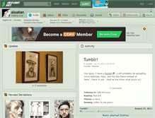Tablet Screenshot of aissatan.deviantart.com