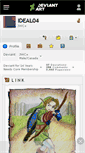 Mobile Screenshot of ideal04.deviantart.com