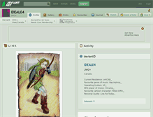 Tablet Screenshot of ideal04.deviantart.com