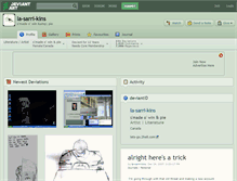Tablet Screenshot of la-sarri-kins.deviantart.com