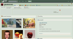 Desktop Screenshot of capcadaverman.deviantart.com