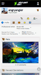 Mobile Screenshot of angryangler.deviantart.com