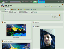 Tablet Screenshot of angryangler.deviantart.com