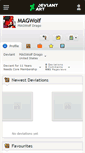 Mobile Screenshot of magwolf.deviantart.com