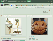 Tablet Screenshot of beatblack.deviantart.com