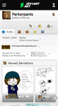 Mobile Screenshot of parkerpants.deviantart.com