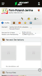 Mobile Screenshot of fem-poland-janina.deviantart.com
