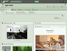 Tablet Screenshot of major-major.deviantart.com