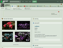 Tablet Screenshot of nadieen.deviantart.com