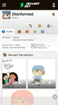 Mobile Screenshot of disinformed.deviantart.com