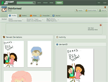 Tablet Screenshot of disinformed.deviantart.com