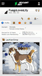 Mobile Screenshot of fuegoloveslily.deviantart.com