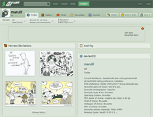 Tablet Screenshot of marulll.deviantart.com