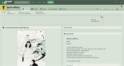 Desktop Screenshot of never-effects.deviantart.com
