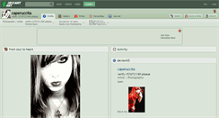 Desktop Screenshot of caperuccita.deviantart.com