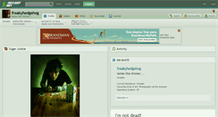 Desktop Screenshot of freakyhedgehog.deviantart.com