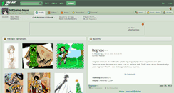 Desktop Screenshot of mitzume-naye.deviantart.com
