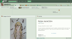 Desktop Screenshot of jokergirl16.deviantart.com