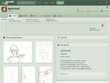 Tablet Screenshot of darkwind1.deviantart.com