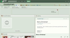 Desktop Screenshot of emeralddarkknight.deviantart.com