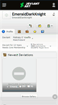 Mobile Screenshot of emeralddarkknight.deviantart.com