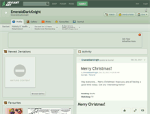 Tablet Screenshot of emeralddarkknight.deviantart.com