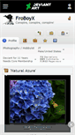 Mobile Screenshot of froboyx.deviantart.com