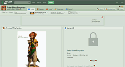 Desktop Screenshot of priss-bloodempress.deviantart.com