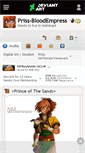 Mobile Screenshot of priss-bloodempress.deviantart.com