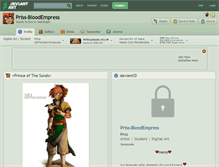Tablet Screenshot of priss-bloodempress.deviantart.com
