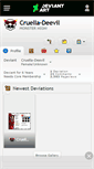 Mobile Screenshot of cruella-deevil.deviantart.com