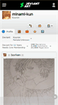 Mobile Screenshot of minami-kun.deviantart.com