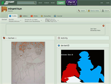 Tablet Screenshot of minami-kun.deviantart.com