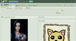 Desktop Screenshot of elyan21.deviantart.com