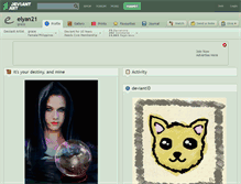 Tablet Screenshot of elyan21.deviantart.com
