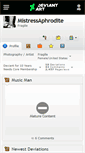 Mobile Screenshot of mistressaphrodite.deviantart.com