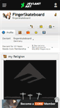 Mobile Screenshot of fingerskateboard.deviantart.com