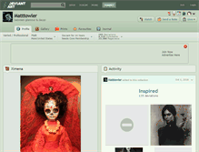 Tablet Screenshot of matttowler.deviantart.com