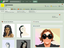 Tablet Screenshot of i-eat-lemons.deviantart.com