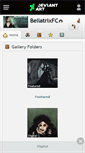 Mobile Screenshot of bellatrixfc.deviantart.com