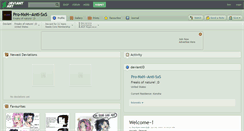 Desktop Screenshot of pro-nxh--anti-sxs.deviantart.com