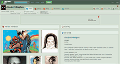 Desktop Screenshot of cloudnin9desighns.deviantart.com