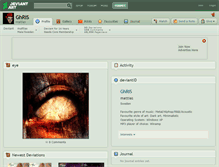Tablet Screenshot of ghris.deviantart.com